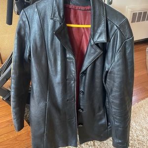 Classic leather blazer size   6-8